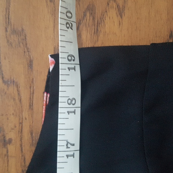 JC Penney Worthington Petite Sleeveless Floral Top Work Wear Neck Tie Size MP - Picture 4 of 11